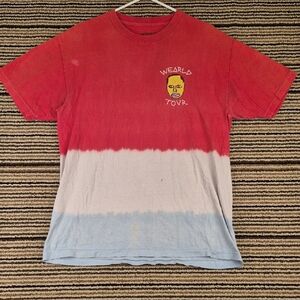 OFWGKTA Odd Future Earl Sweatshirt Wearld Tour Tie Dye Cotton Mens Large T Shirt